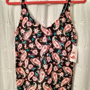 Nwt, lands end flutter swim top, bogo